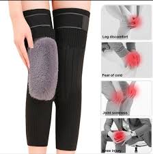 Unisex Winter Wool Elastic Knee Brace Pads Leg Warmers Winter Warm Breathable Thermal Knee Warmers Sleeve Knee Pads for Women Men Outdoor Sports ebazarmart