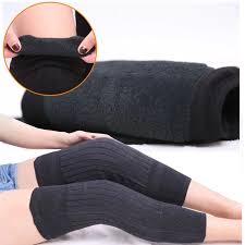 Unisex Winter Wool Elastic Knee Brace Pads Leg Warmers Winter Warm Breathable Thermal Knee Warmers Sleeve Knee Pads for Women Men Outdoor Sports ebazarmart